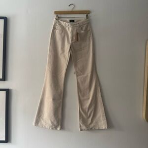 APC Cream Flared Jeans